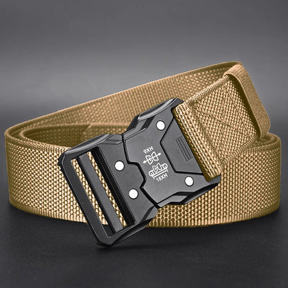 Men Belt Army Outdoor Hunting Tactical Multi Function Combat Survival High Quality Marine Corps Canvas For Nylon Male Luxury