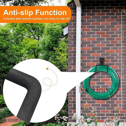 Heavy Duty Wall Mounted Garden Hose Holder Pipe Hanger Storage Hook Bracket