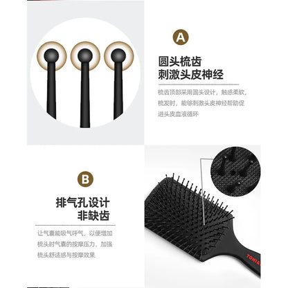 Professional Salon Air Hairdressing Cushion Comb Barbershop Anti-Static Hair Brush Massage Home Diy Curly Styling Tools