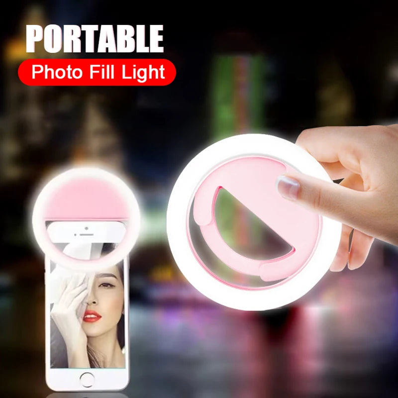 Live Broadcast Fill Light Phone Self Shot live Broadcast Light Whitening indoor Camera Small Portable For Tiktok Shooting Props