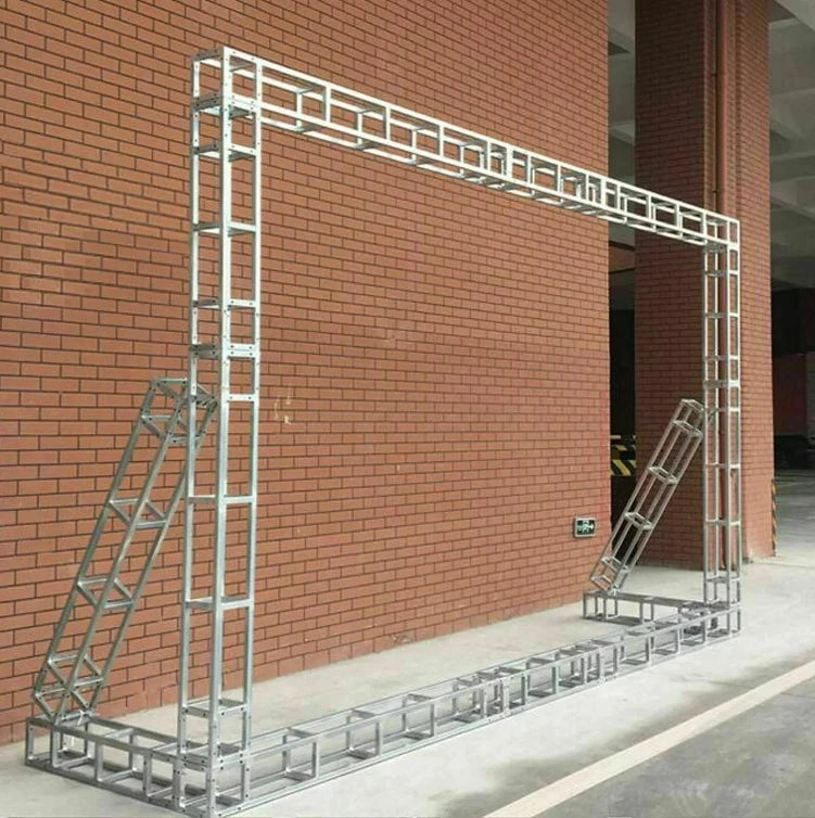 Iron Square Segments Truss Tower, Stage Club, DJ Lighting Frame, Perform Show Supports, 3Pcs/set