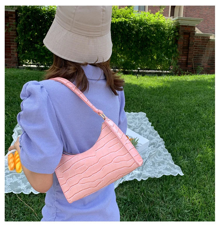 Fashion Exquisite Shopping Bag Retro Casual Women Totes Shoulder Bags Female Leather Solid Color Chain Handbag for Women 2023