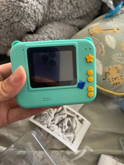 Digital Children Camera Photography Instant Print Photo 1080P HD Video Recorder Mini Thermal Printer Educational Birthday Gifts