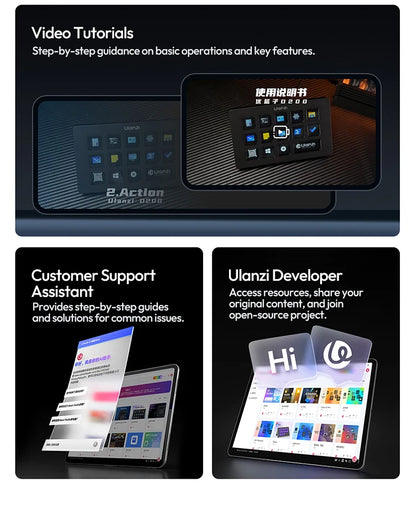 Uianzi D100H Dial Creative Controller Video Editing Assistant for Youtube Tiktok PR PS Support Bluetooth Key Production Console