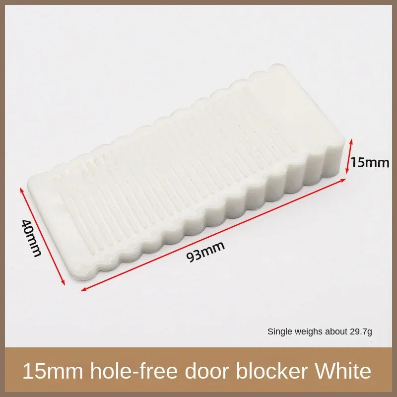 Safety Silicone Door Stop Block Wedge  Stop Door Stopper Home Offices Door Rear Retainer Impact Stopper Rubber Stops No Drill