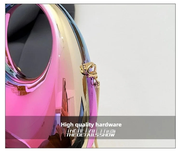 Luxury Designer Evening Clutch Clear Acrylic Women Handbags Fashion Shoulder Bag Half Moon Wedding Purses Party Tote Ladies