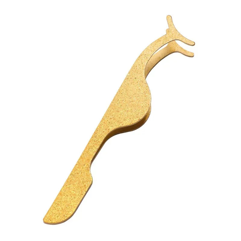 False Eyelash Tweezers Fake Eye Lash Applicator Eyelash Extension Curler Nipper Auxiliary Clip Clamp Makeup Forceps Tools supply