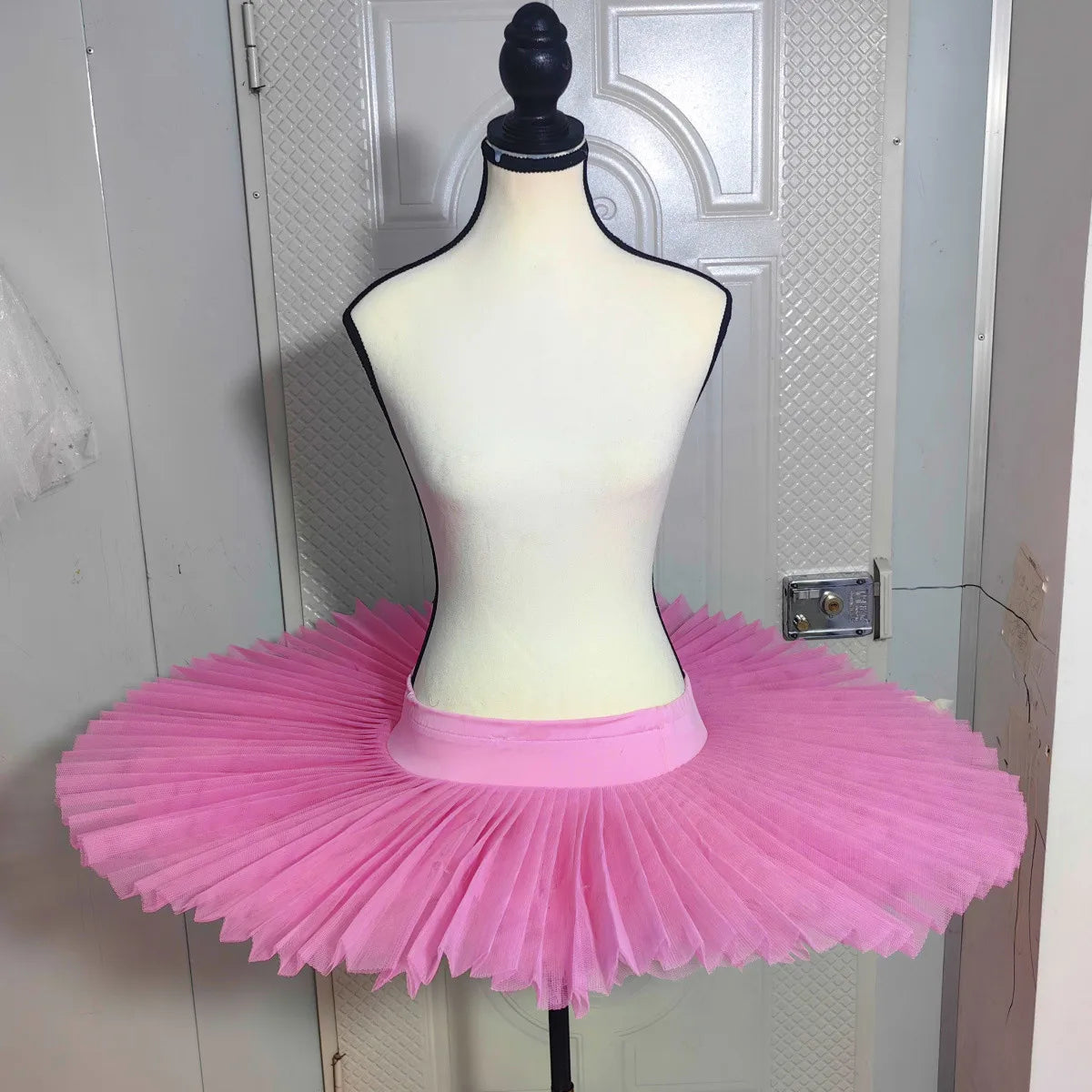 Professional Ballet Tutus Skirs For Adult Child Stiff Mesh Pancake Belly Dance Girls Practice Kids White Swan Lake