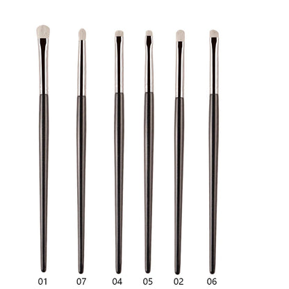 1pc White Pony Hair Eyeshadow Makeup brushes Small Smudge Precision Crease Detail Bevel Eye Shadow Make up brush Liner Lip
