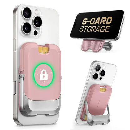 SUPCASE Magnetic Wallet Phone Stand Card Holder for iPhone 16/15/14/13 Series Strong Magnetic Lock Wallet with Stand
