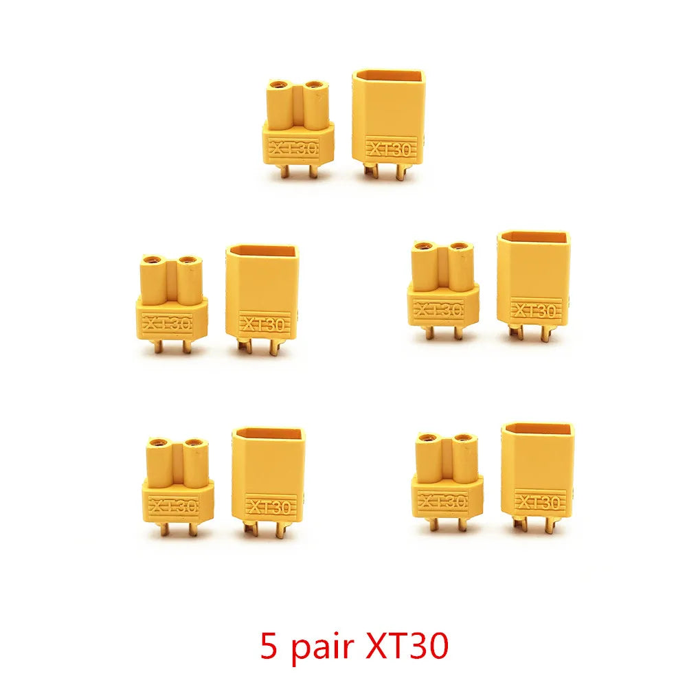 XT30 XT-30 Plug Male Female Bullet Connectors Plugs For RC Lipo Battery Quadcopter Multicopter For Aircraft accessories parts