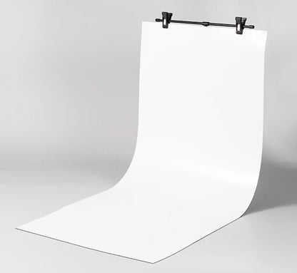 BFOLLOW 30cm T Shape Background Stand with 40cm PVC Backdrop Props for Product Photography Desk Photo Shooting Kit Studio Set