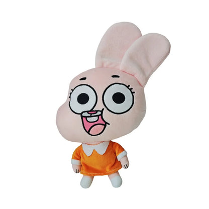 Cute World Of Gumball Darwin Plush Doll Cartoon Banana Joe Anais Richard Nicole Plushie Kawaii Soft Decor Pillow Toy Kids Gift