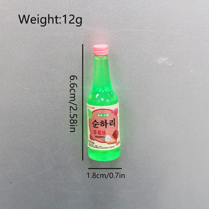 South Korean Ins Cute And Interesting Simulation Of Small Snacks Miniature Refrigerator Sticker Magnetic Magnet Decoration Gift