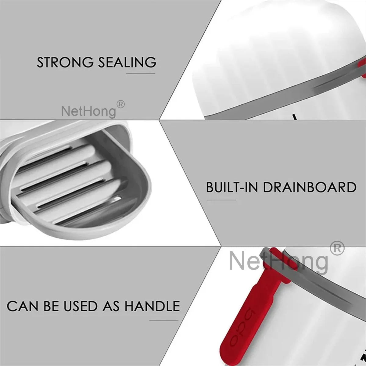 Light Luxury Travel Soap Box Double Drains Soap Holders Soap Dishes Outdoor UK