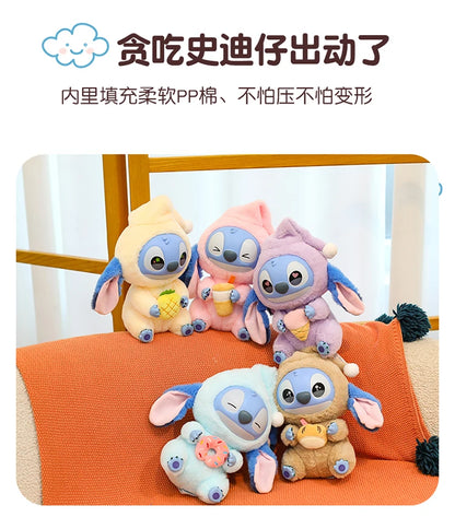 New Stitch Eat Some Thing Before Sleep Series Vinyl Blind Box Bag plush Pendant Cute Doll Mystery Box Toy Adult Birthday Gift