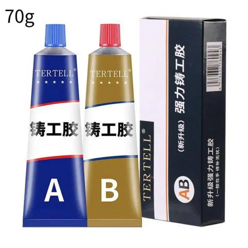 ZEXEF High Strength Metal Repair Glue Magic Repair Glue Welding High Temperature Resistant AB Glue for Metal Plastic Wood