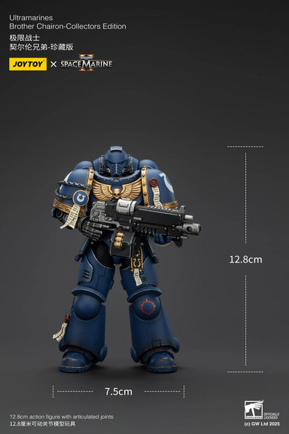 JOYTOY 1/18 Actionfigur 40K Ultramarines Lieutenant Titus Sergeant Gadriel Brother Chairon – Sammleredition