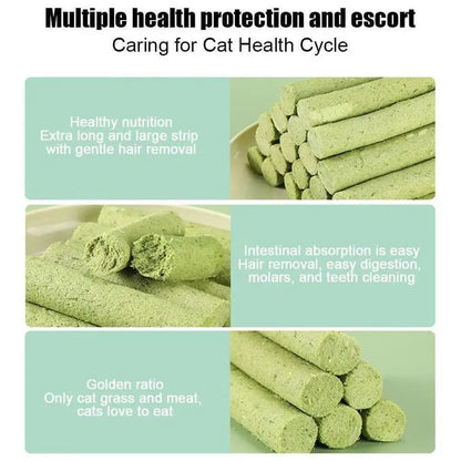 Teething Natural Grass Molar Rod Chew Stic For Cat