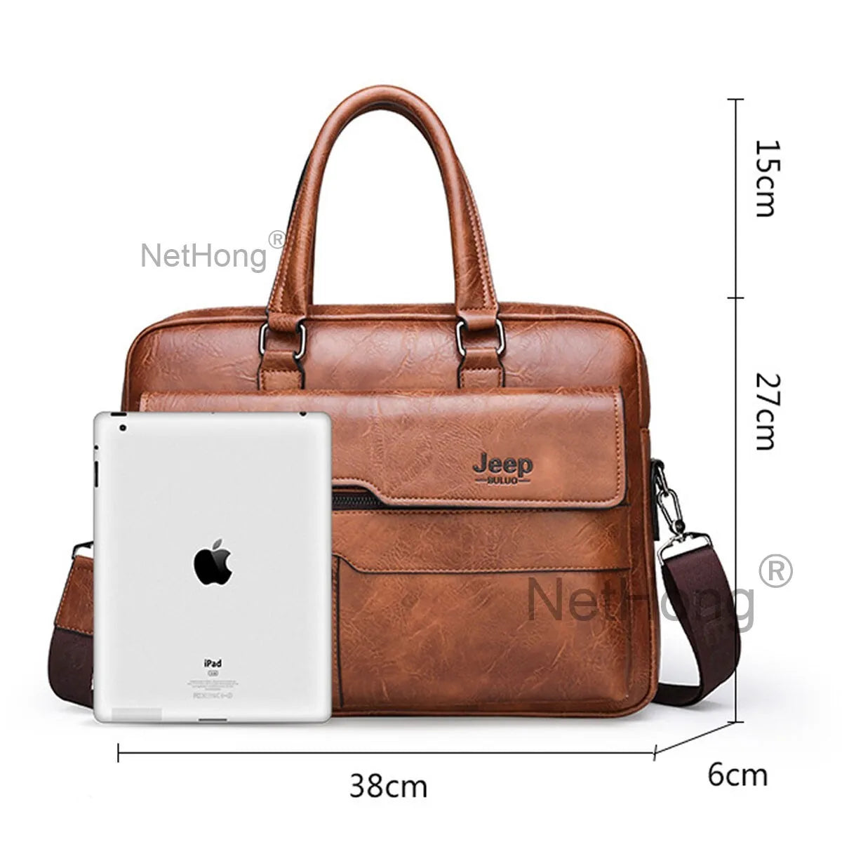 Men's Leather Cross Body Messenger Shoulder Handbag Travel Work Business Bag