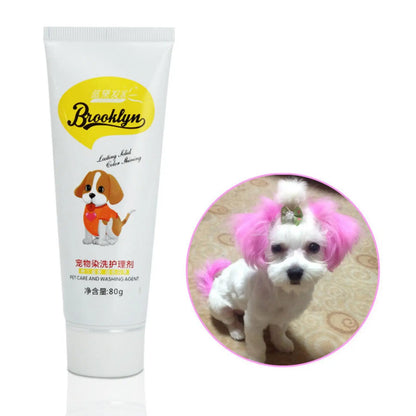 Dog Hair Dye Safely Grooming Lightweight Pet Care Professional Hair Dye Coloring
