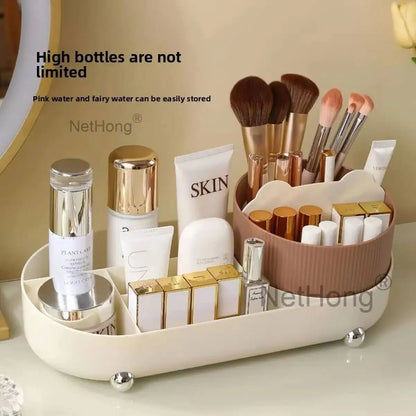 360° Rotating Pen Holder Desk Tidy Organizer Pencil Pot Makeup Brush Storage Box