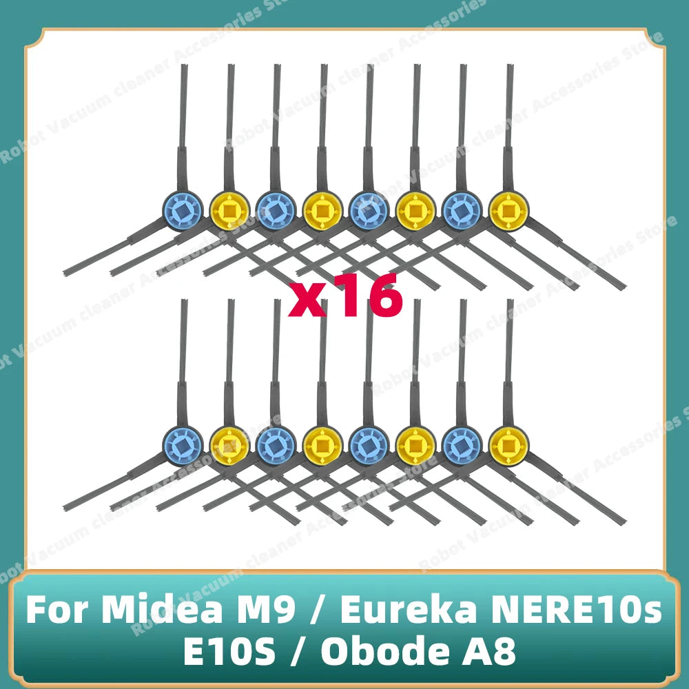 Compatible For Midea M9 / Eureka E20 Plus / Eureka NERE10s E10S / Obode A8 / VCR S10 Plus Main Side Brush Filter Mop Cloth Parts