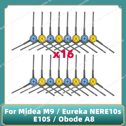 Compatible For Midea M9 / Eureka E20 Plus / Eureka NERE10s E10S / Obode A8 / VCR S10 Plus Main Side Brush Filter Mop Cloth Parts