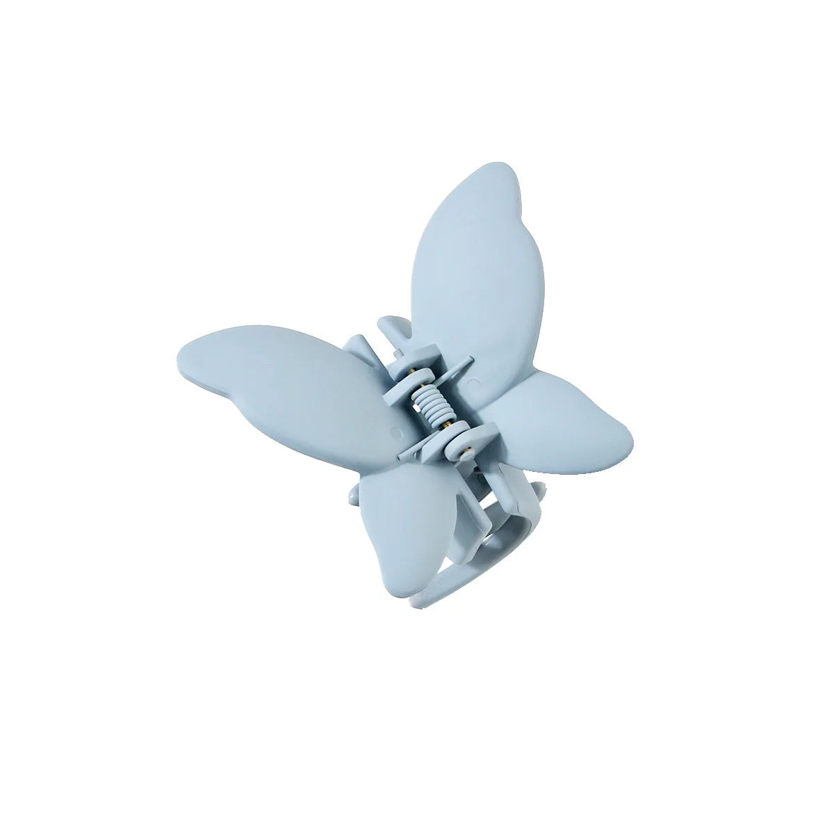 Matte Butterfly Hair Claw Solid Simple Ponytail Holders Barrettes Sweet Fairy Hair Clip Elegant Hairpin Claw Styling Accessories