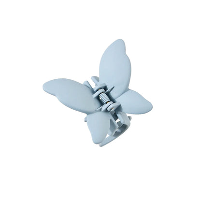 Matte Butterfly Hair Claw Solid Simple Ponytail Holders Barrettes Sweet Fairy Hair Clip Elegant Hairpin Claw Styling Accessories