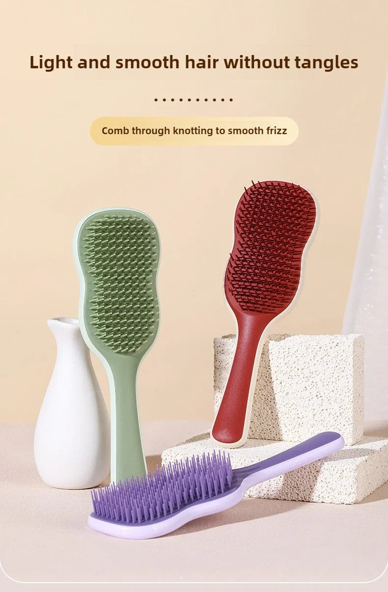 Massage Hair Comb Anti Detangling HairBrush Hair Styling Detangler Fast Blow Drying Curling Hair Brushes Comb Hairdressing Tools
