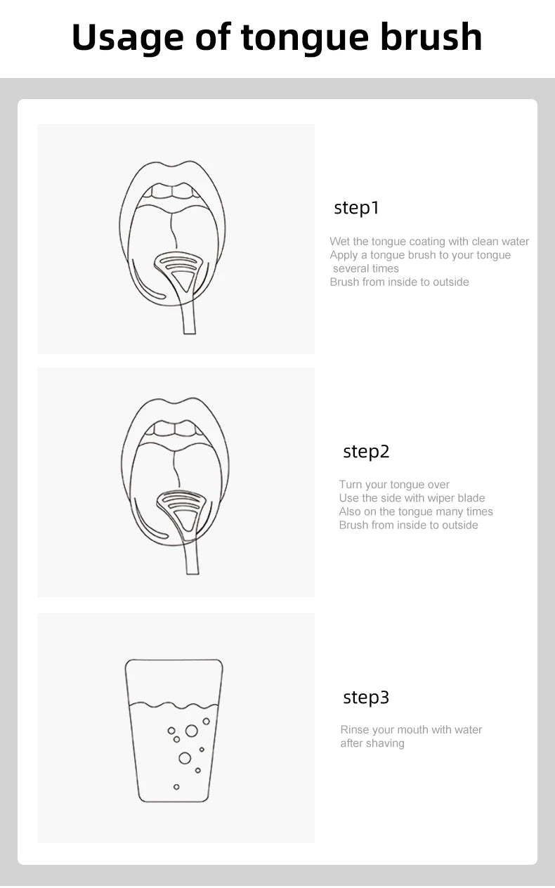 Fawnmum Silicone Tongue Scraper 1Pcs Macaron Color Tonger Brush Cleaning Tools Toothbrush Oral Care Fresh Breath Safe Clean