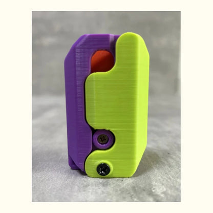 Gravity Folding Claw Knife Radish Knife 3d Printing Gravity Knife Small Radish Knife Push Card Decompression Fidget  Mini Toy