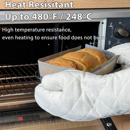 Silicone Bread Loaf Pan Liners, Reusable Nonstick Bread Pan Baking Mat for  9.5 x 5 Inch or 1.5LB Bread Pans, Heat Resistant