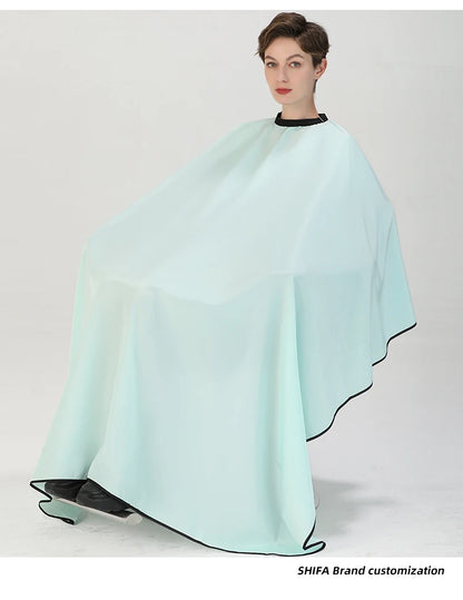 Plus Salon Professional Haircut Shawl Snap Waterproof Hairdresser Hairdressing Apron Barber Hair Cutting Dye Hair Styling Capes