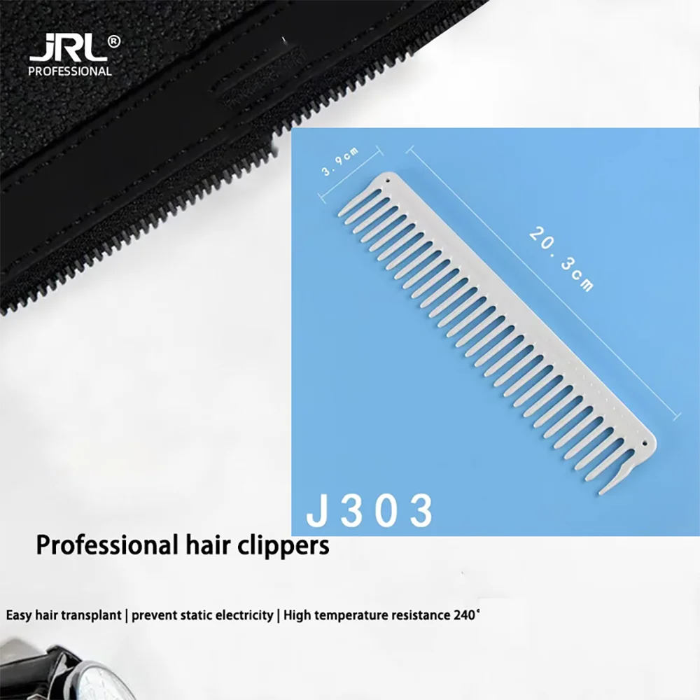 JRL Professional Barber Comb - Heat Resistant 240° Hairdressing Comb for Styling