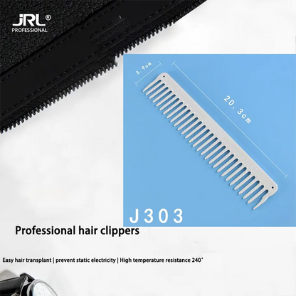 JRL Professional Barber Comb - Heat Resistant 240° Hairdressing Comb for Styling