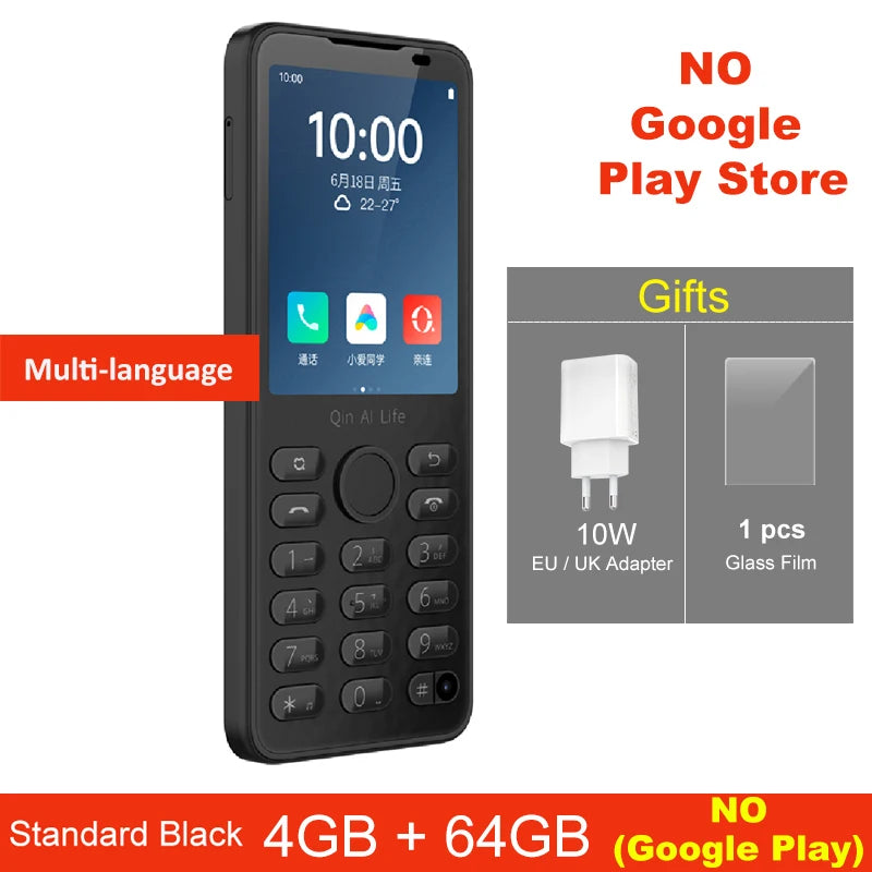 New Qin F21 Pro Smart Touch Screen Phone Wifi +2.8 Inch 3GB + 32GB / 4GB 64GB Bluetooth 5.0 480*640 Global Verison Phone
