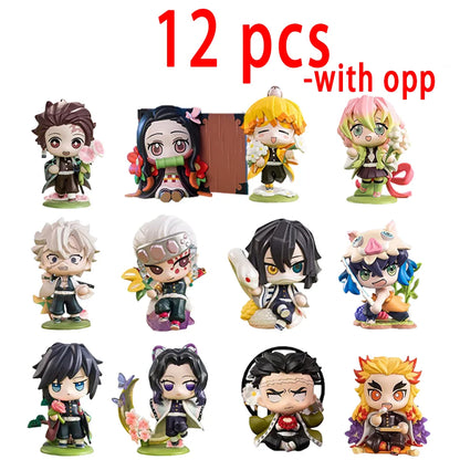 Demon Slayer Tanjiro Kamado & Nezuko Collectible Figure Blind Box - Official Bandai PVC Statue