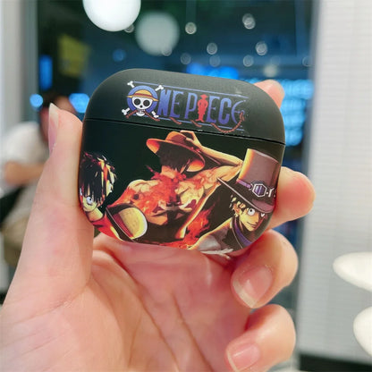 Cartoon One Piece Earphone Case For AirPods Pro Pro2 Bluetooth Wireless Headset Cover for Airpods 1 2 3rd 4 2024 Gifts