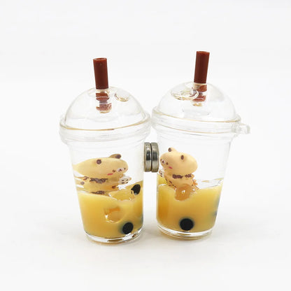 South Korean Ins Cute And Interesting Simulation Of Small Snacks Miniature Refrigerator Sticker Magnetic Magnet Decoration Gift