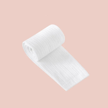 Girls Leggings Tights - Knitted Cotton Solid Color Pantyhose for Kids Spring Autumn