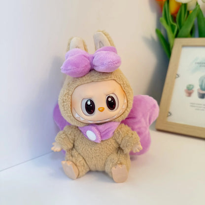 Labubu 3.0 Big Into Energy Doll Decoration Accessories Bow  for 17cm Ropa Labubu Clothes Replacement