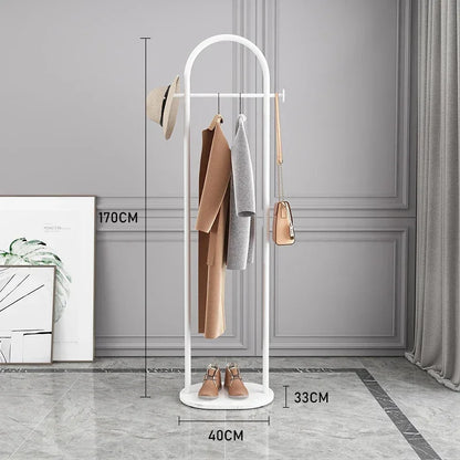Hanger Floor Bedroom and Household Clothes Rack Simple Indoor Hanging Clothes Rack Multi-Functional Living Room Simple Coat Rack