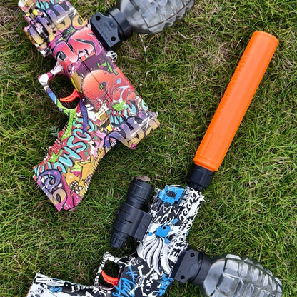 Kids Outdoor Toy Electric Gel Gun Water Ball Bullet Pistols Summer Play Water Shooting Interactive Party Game Children Adult