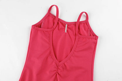 New Girls Camisole Ballet Leotard Dancewear Cotton Gymnastics Leotard Strap Ballet Leotard Dress
