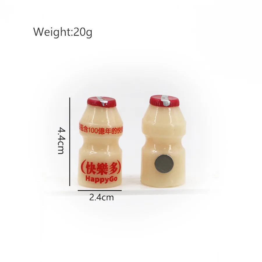 South Korean Ins Cute And Interesting Simulation Of Small Snacks Miniature Refrigerator Sticker Magnetic Magnet Decoration Gift
