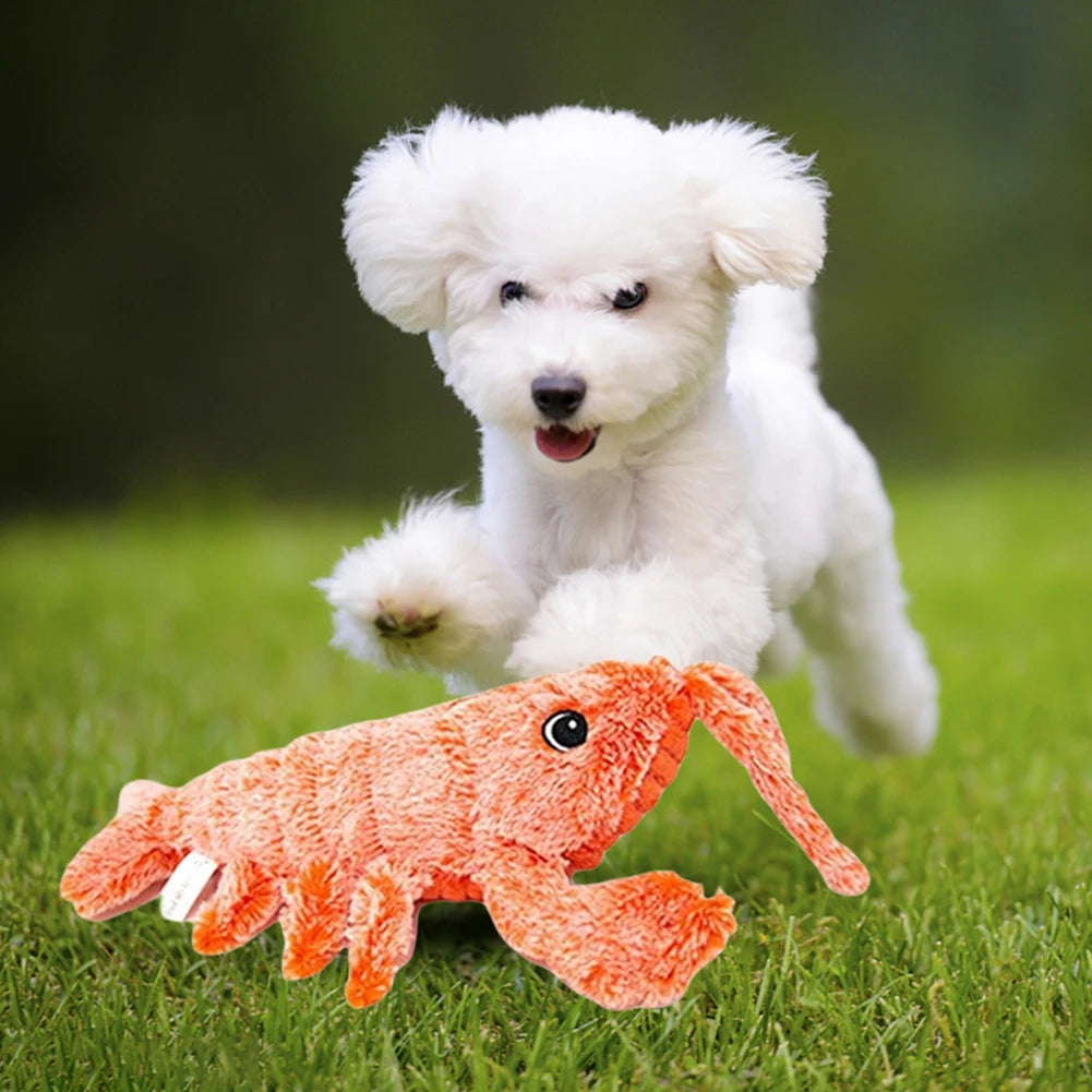 Funny Interactive Dog Plush Toy Jumping Moving Dog Toy Interactive Dog Toys To Keep Them Busy for Medium Dogs Teething