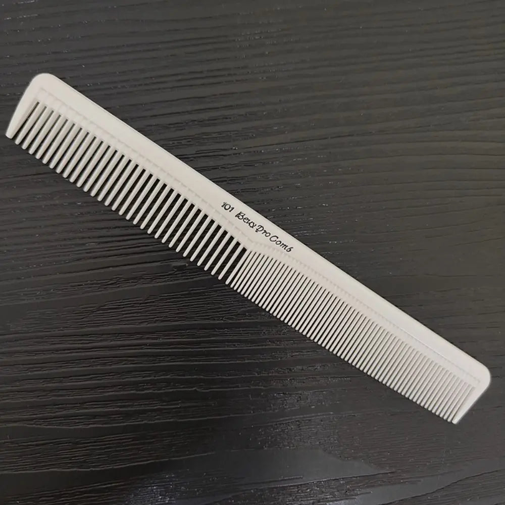 Plastic Pro Hairdressing Combs Anti-Static White Hair Cutting Comb Durable Anti-slip Straight Hair Brushes Barber