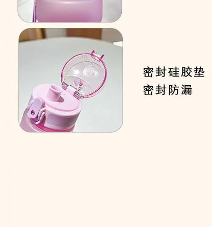 Gabby Dollhouses Cute Water Bottles 550ml Girls Kawaii Cup Kids School Outdoor Sport Flasks Women Office Home Plastics Mug Gift